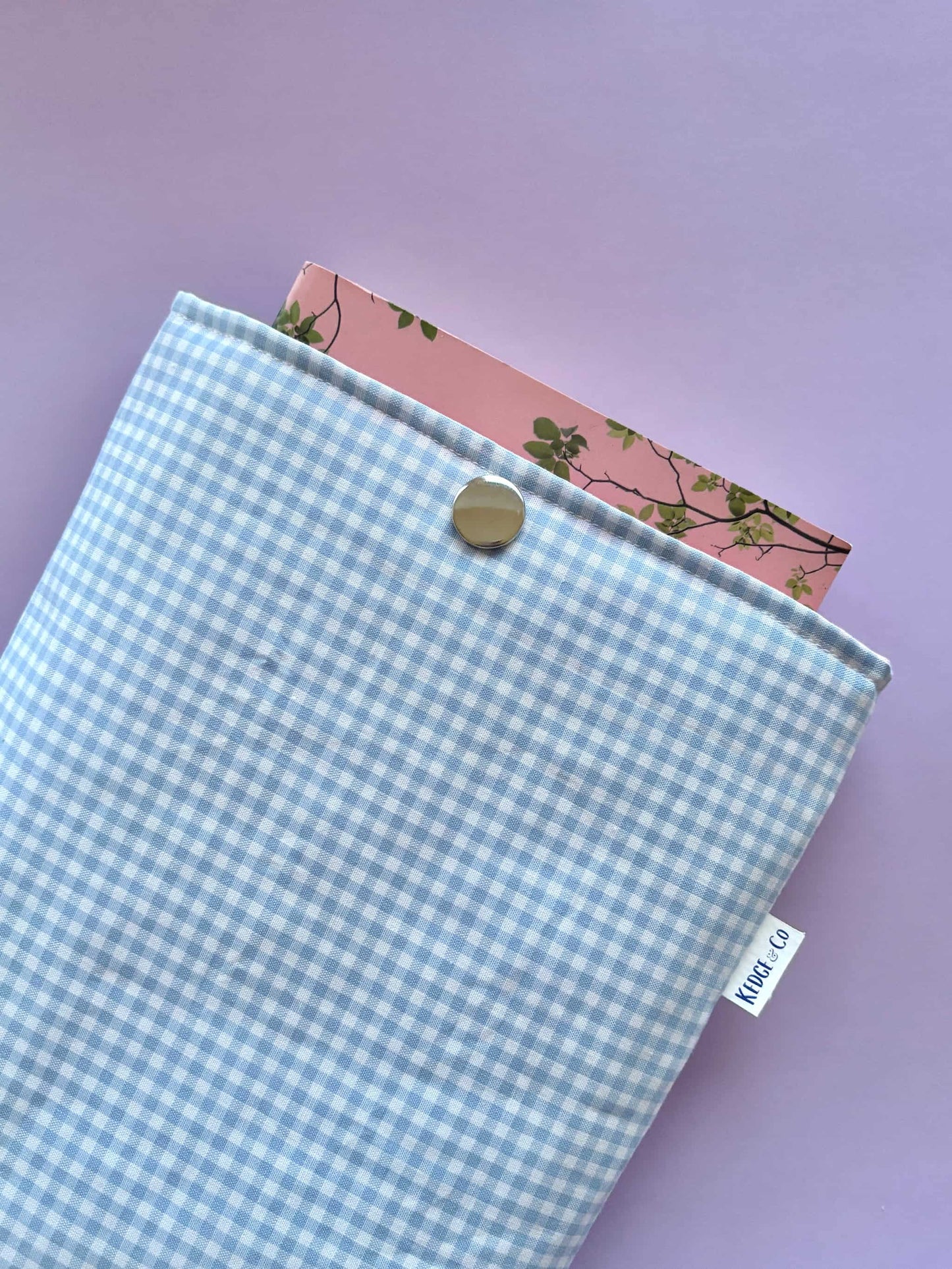 Design Your Own Gingham Book Sleeve
