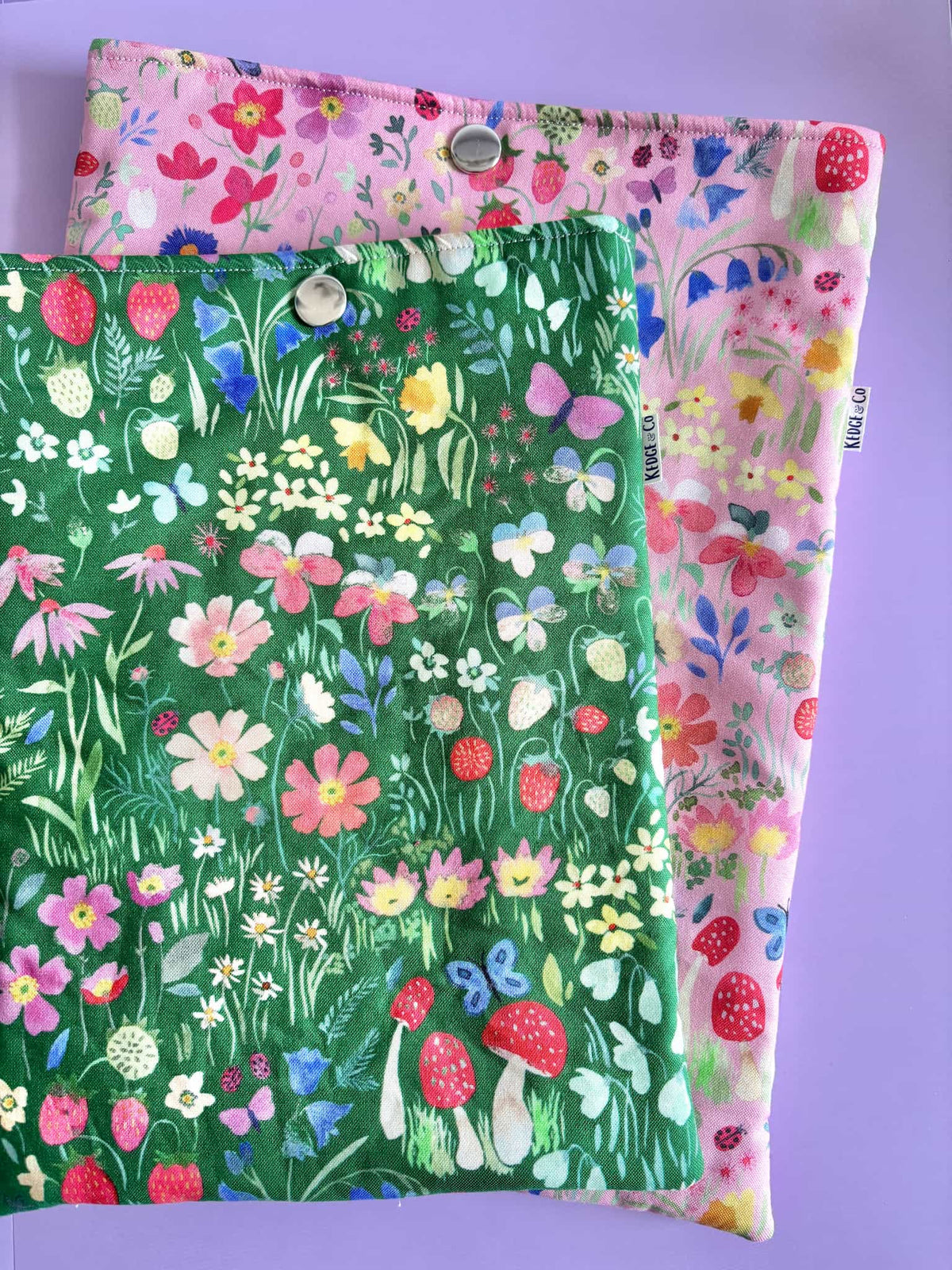 Summer Garden Book and Tech Sleeve