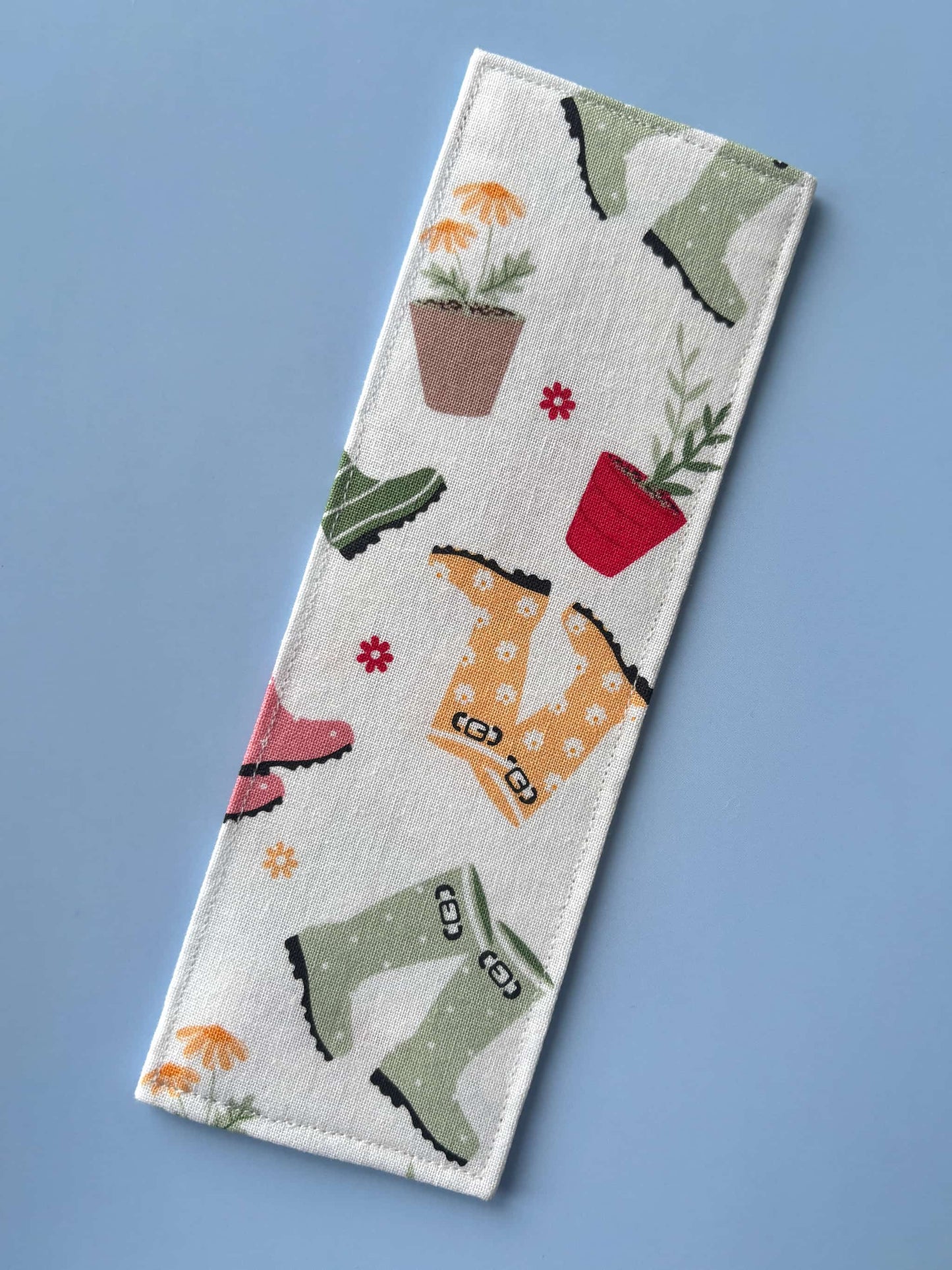 Wellies Fabric Bookmark