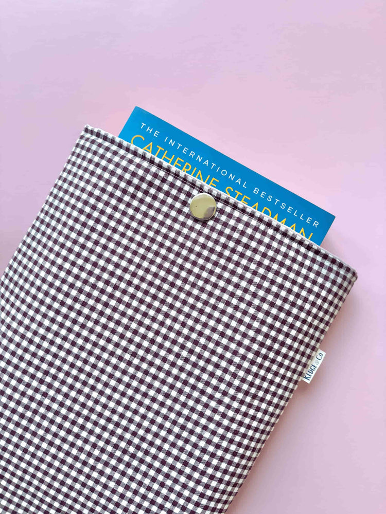 Gingham Book and Tech Sleeves
