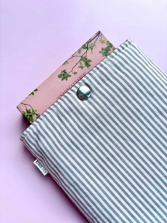 Design Your Own Striped Book Sleeve