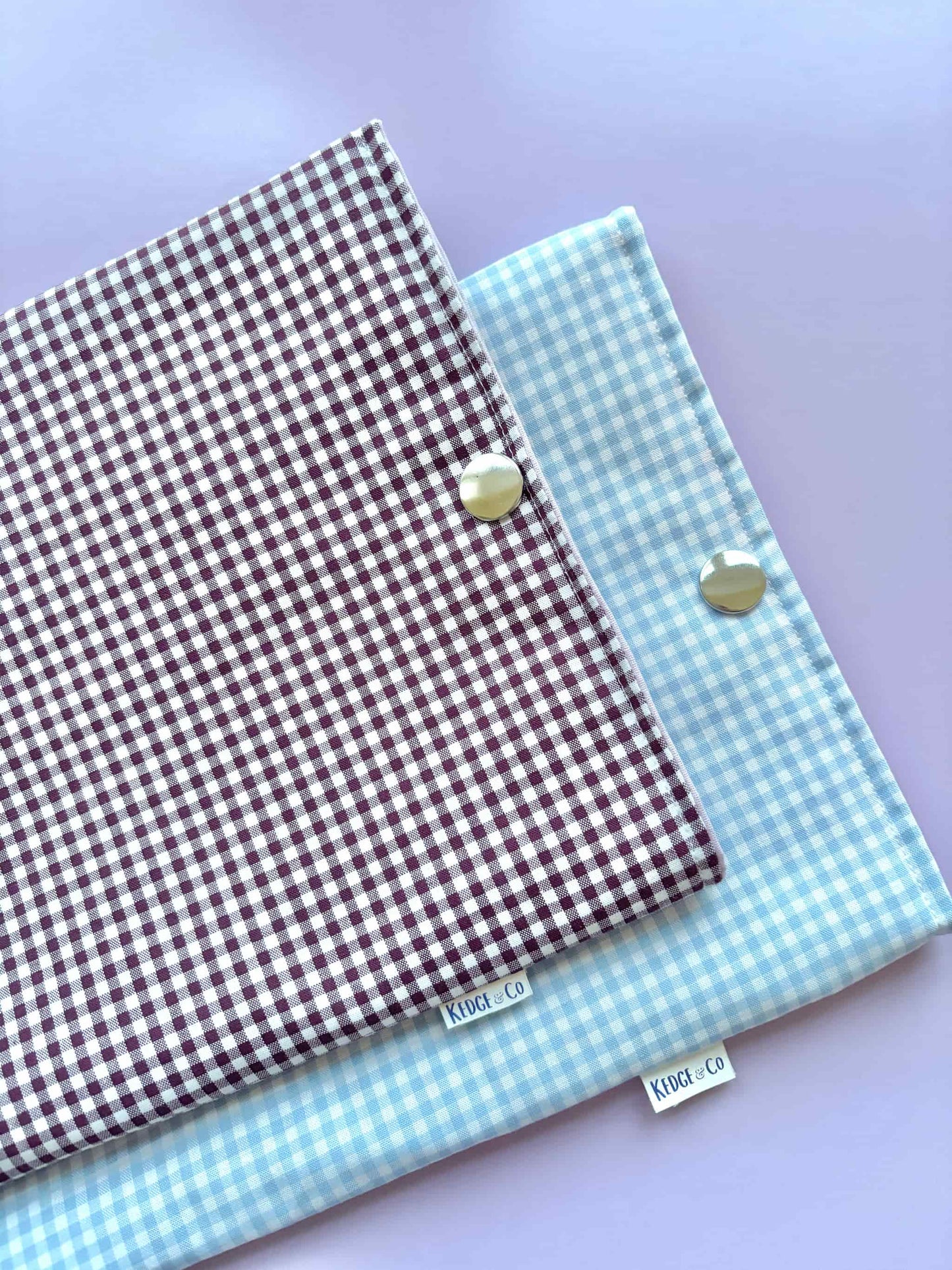 Design Your Own Gingham Book Sleeve