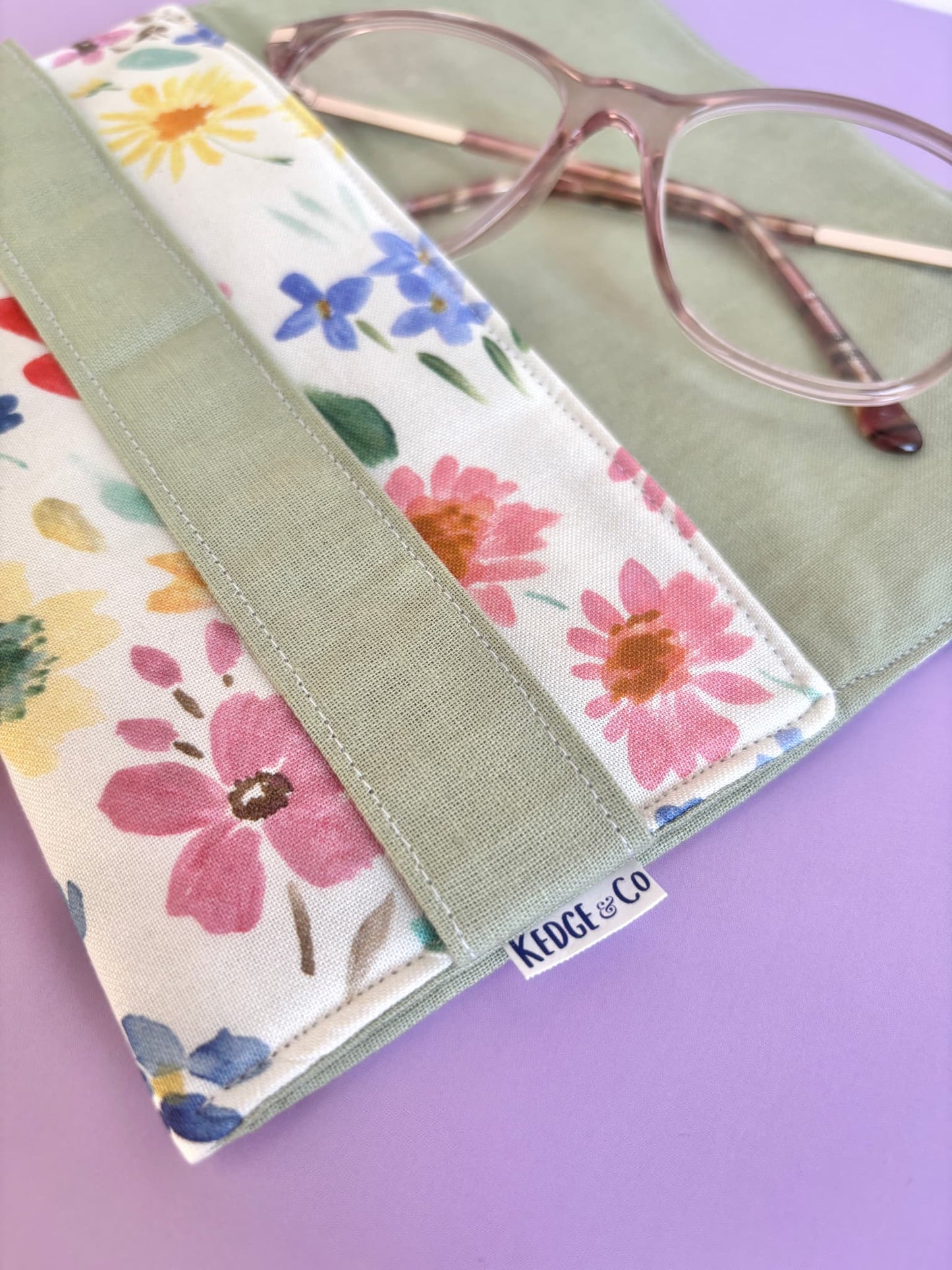 Design Your Own Floral Glasses Case