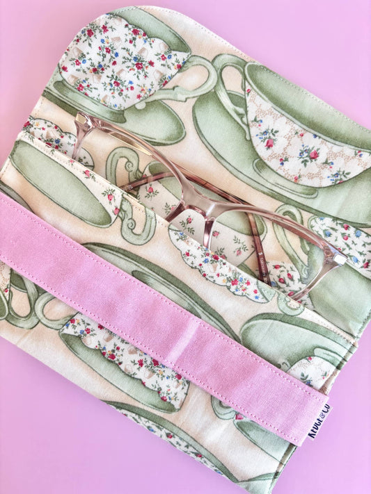 Afternoon Tea Glasses Case