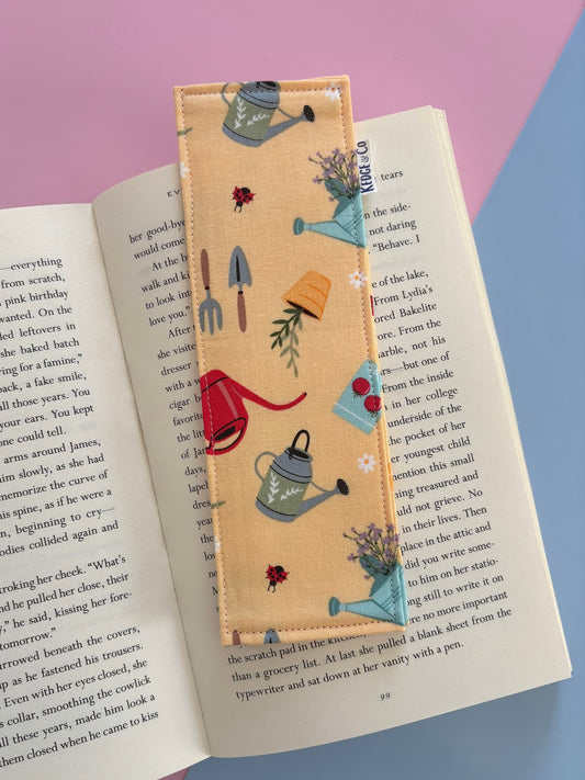 Gardening Fabric Bookmark