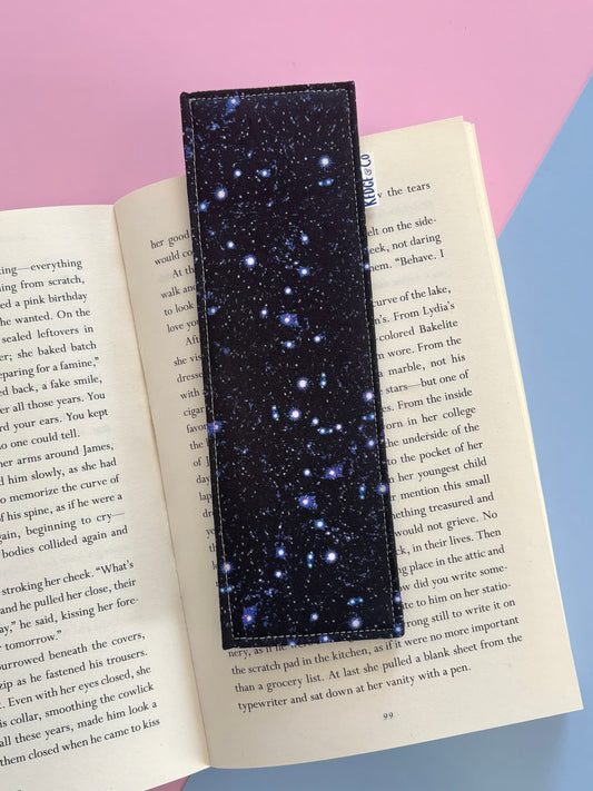 Night Sky Fabric Bookmark