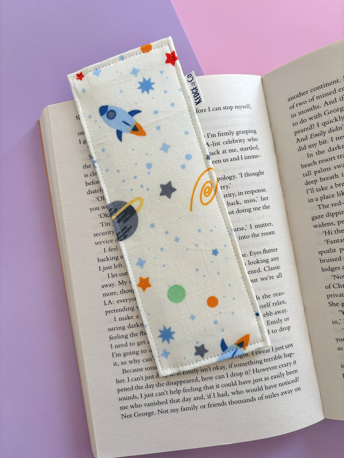 Space Fabric Bookmark
