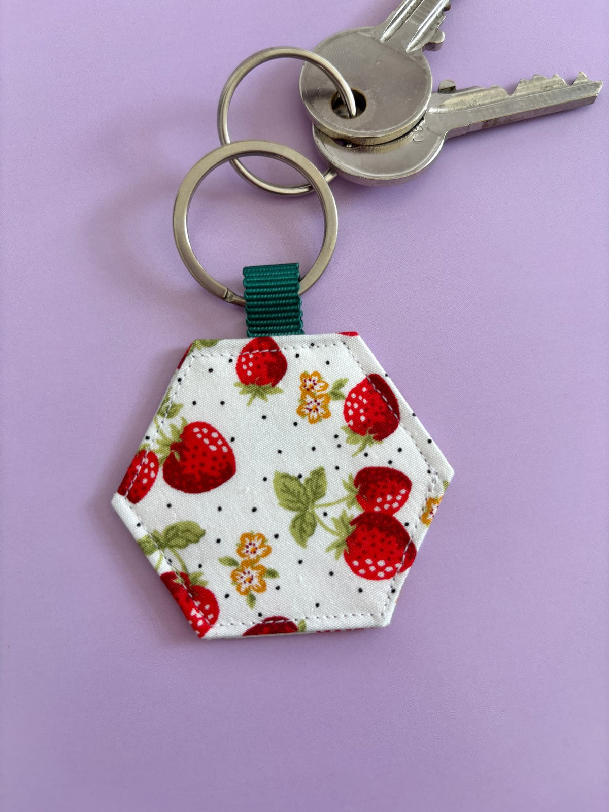 Strawberry Keyring