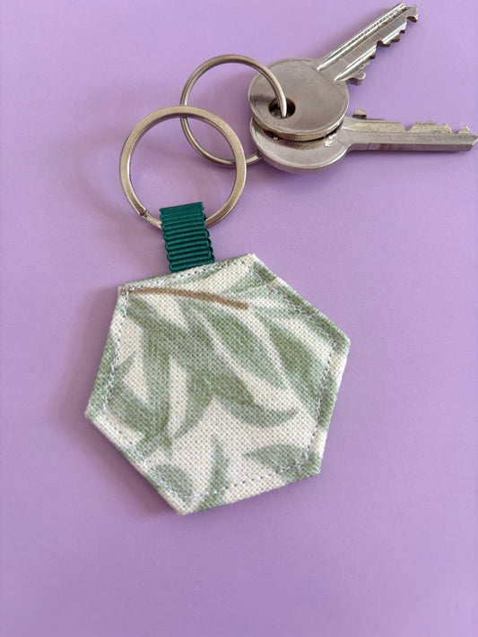 Green William Morris Keyring