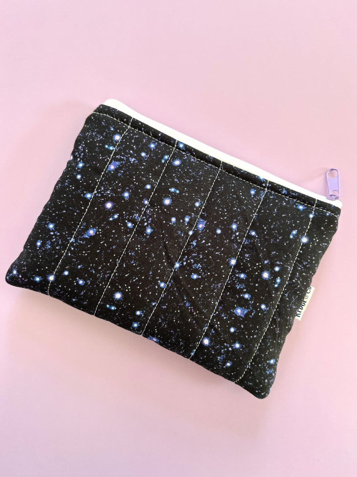 Night Sky Quilted Zip Purse