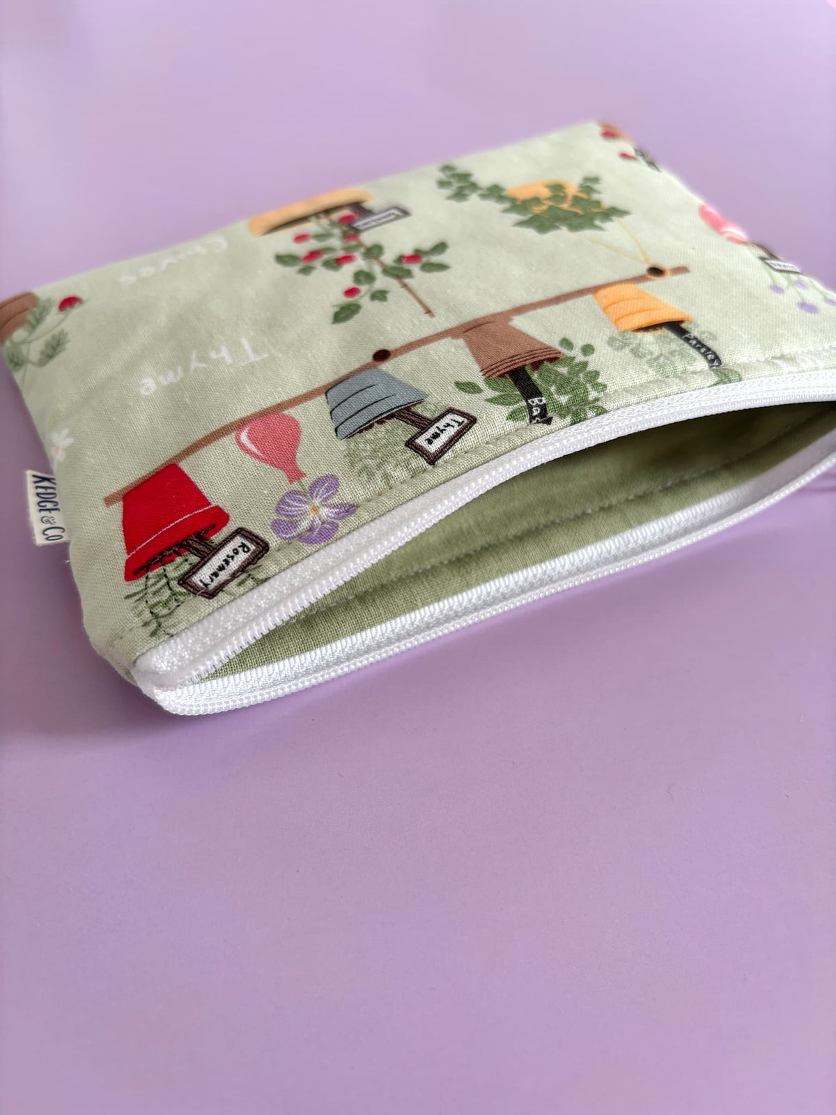 Plants Zip Purse