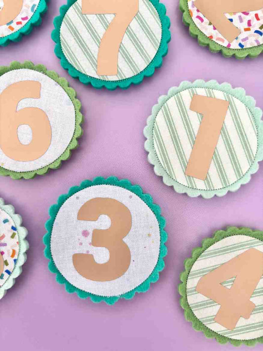 Green Birthday Badge