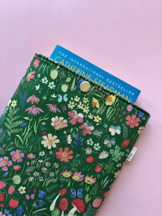 Summer Garden Book and Tech Sleeve